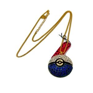 NWT Betsey Johnson PokeBall necklace